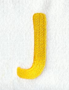 Impress Letter J (3 Inch)