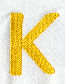 Impress Letter K (3 Inch)