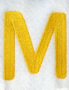Impress Letter M (3 Inch)