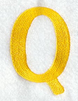 Impress Letter Q (3 Inch)