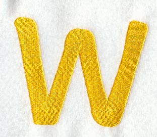 Impress Letter W (3 Inch)