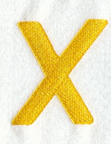Impress Letter X (3 Inch)