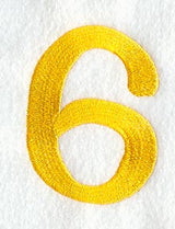 Impress Number 6 (3 Inch)