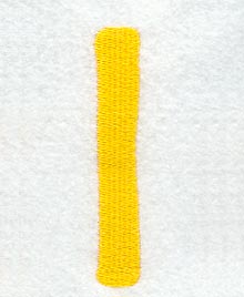 Impress Lower Case Letter l (3 Inch)