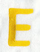 Impress Letter E (3 Inch)