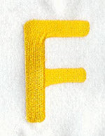 Impress Letter F (3 Inch)