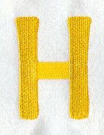 Impress Letter H (3 Inch)