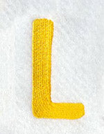 Impress Letter L (3 Inch)