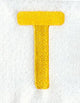 Impress Letter T (3 Inch)