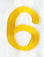 Impress Number 6 (3 Inch)