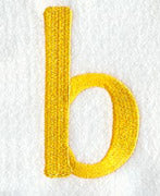 Impress Lower Case Letter b (3 Inch)