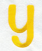 Impress Lower Case Letter y (3 Inch)