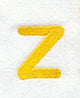 Impress Lower Case Letter z (3 Inch)