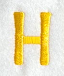 Impress Letter H (3 Inch)