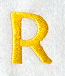 Impress Letter R (3 Inch)