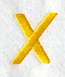 Impress Letter X (3 Inch)