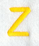 Impress Letter Z (3 Inch)