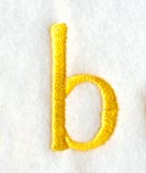 Impress Lower Case Letter b (3 Inch)