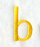 Impress Lower Case Letter b (3 Inch)