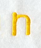 Impress Lower Case Letter n (3 Inch)
