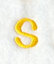 Impress Lower Case Letter s (3 Inch)