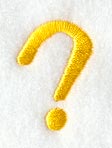 Impress Question Mark (3 Inch)