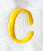 Impress Letter C (3 Inch)