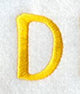 Impress Letter D (3 Inch)