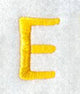 Impress Letter E (3 Inch)