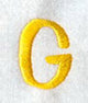 Impress Letter G (3 Inch)