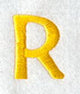 Impress Letter R (3 Inch)