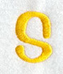 Impress Letter S (3 Inch)