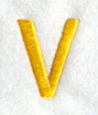 Impress Letter V (3 Inch)