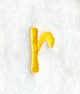 Impress Lower Case Letter r (3 Inch)