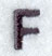 Impress Letter F (3 Inch)