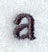 Impress Lower Case Letter a (3 Inch)