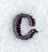 Impress Lower Case Letter c (3 Inch)