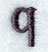 Impress Lower Case Letter q (3 Inch)