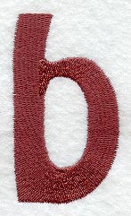 Hobo Lower Case Letter b (3 Inch)