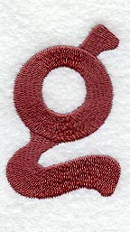 Hobo Lower Case Letter g (3 Inch)