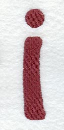 Hobo Lower Case Letter i (3 Inch)