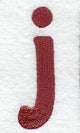 Hobo Lower Case Letter j (3 Inch)