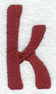 Hobo Lower Case Letter k (3 Inch)