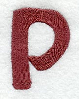 Hobo Lower Case Letter p (3 Inch)