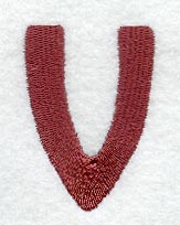 Hobo Lower Case Letter v (3 Inch)