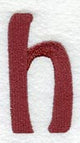 Hobo Lower Case Letter h (3 Inch)