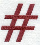 Hobo Number Sign (3 Inch)