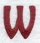 Hobo Letter W (3 Inch)