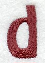 Hobo Lower Case Letter d (3 Inch)