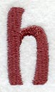Hobo Lower Case Letter h (3 Inch)